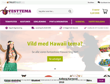 Tablet Screenshot of festtema.dk